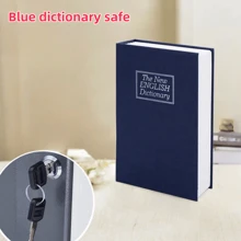 1pc Creative Book-Shaped Box, With Key, Hidden Bedside, Rose Flower Design, Available In Small/Medium/Large Sizes, Fake Book Box For Office, Bedroom, Etc.