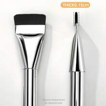 LAMBANO One-Piece Foundation Streak-Free Brush, Non-Absorbing, Flat Head, Beginner-Friendly Flawless Application Makeup Streak-Free Brush