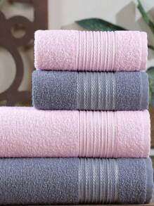 Set da bagno composto da 4 pezzi Zeynep Tekstil | Un'esperienza di hamam di lusso a casa | 2 asciugamani da bagno (70*140 cm) * 2 asciugamani per mani e viso (50*90 cm)