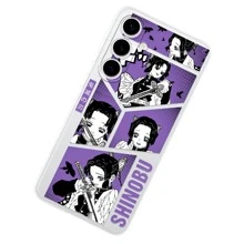 Case Compatible With Galaxy Pillar Shinobu, Protector For Galaxy , Case For Galaxy Pillar Shinobu, Case For Galaxy Kimetsu No Yaiba Anti-Drop Shockproof TPU. - 透明的 - 查看 1