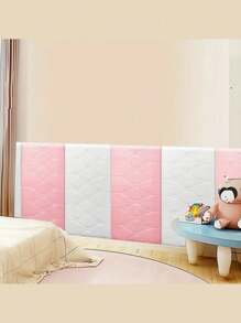 35cm*70cm 3D Embossed Foam Wallpaper With Imitation Leather Grain, Soft And Textured(Thickness 0.4cm/0.16in), Self-Adhesive Foam Wall Sticker, Reusable And Cuttable, Bedroom Decorative Background, Soundproof And Thickened Wall Covering, Bedside Soft Package, Waterproof, Moisture-Proof, Dust-Proof And Collision-Proof Sticker