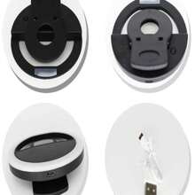Portable Luminous Ring Mini Ring Light LED Selfie For Cell Phone With USB Cable Colors Sent Randomly - 彩色 - 查看 5