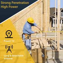 Retevis RT86 Walkie Talkie Largo Alcance,Radios de Comunicacion Largo Alcance con Micrófono,2600mAH,Pantalla Oculta,A prueba de Polvo y Caídas,Emergencia,Construcción,Obra,Regalo de Pascua(4 Paquetes) - 1 - Ver 3