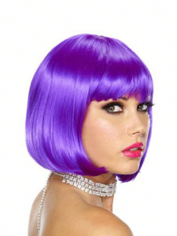 Peruca Curta Festa A Fantasia Cosplay Carnaval Halloween