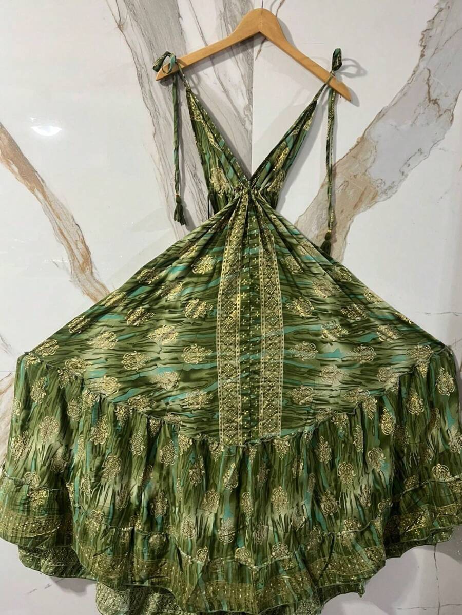 Dress - 薄荷綠 - 查看 1
