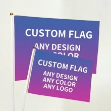 Customized Hand Waving Flag, Garden Banner, Suitable For Various Scenes, Party Decoration Items For All Kinds Of Festivals, Can Be Conveniently Hung Indoors & Outdoors,Multi-Functional,Durable,Anti-Mold,Ornamental,Reusable,Cute,Stylish,Adorable,High-Quality,Colorful,Custom,Unique,Personalized,Ideal Gifts For Him,Ideal Gifts For Her,Her,Boyfriend,Girlfriend,Dad,Mom,Family,Friends,Son,Daughter,Kids,Kitchen,Dining Room,Bedroom,Office,Living Room,Home,Garden,Tea Room,For Anniversaries,For Birthdays,For Housewarming,For Graduation,For Weddings,For Mother's Day,For Father's Day,For Children's Day,For Valentine's Day