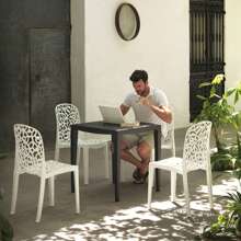 SP Berner Set Of 6 Anthracite Flora Chairs. Free Shipping In 24/72h - Multicolor - View 6