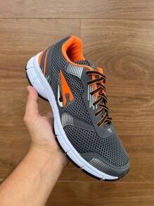 Men's Adult Lss Training Gym Shoes Comfort And Quality - Graphite / Orange - View 4