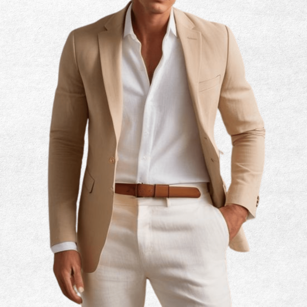 Blazer Social Slim Masculino Executivo Luxuoso Com 2 Botões - Várias Cores