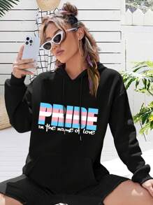 Trans PRIDE Big Size Women Hoodie Sweatwomen Hoodies For Ladies Ally Colorful LGBTQIA+ Rights