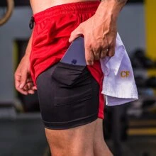 Men Shorts - Đỏ - Xem 2