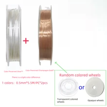 Juego de 2/3 piezas de alambre para hacer joyas, alambre metálico para cuentas, manualidades de joyas DIY, disponibles en oro, plata, oro rosa, KC oro, oro champán, 2 colores/3 colores, para joyería, manualidades y hechos a mano (principiantes y amantes de las manualidades)