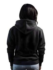 Sudadera Gato Asterisco Gato - Negro - Ver 2