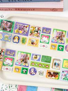 1 卷日式可爱卡通模切装饰胶带，怀旧风格，文具 DIY 和纸胶带，返校 - 查看 8