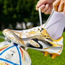 Lightweight Breathable Shock-Absorbing Classic Minimalist Football/Soccer Training Shoes For Student Outdoor Sports