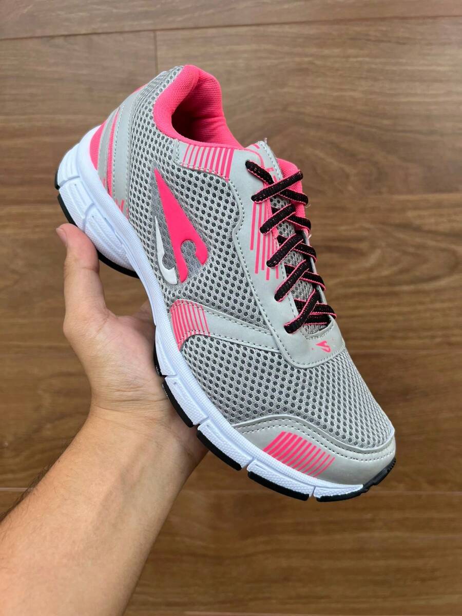 Men's Adult Lss Training Gym Shoes Comfort And Quality - Gray / Pink - View 1