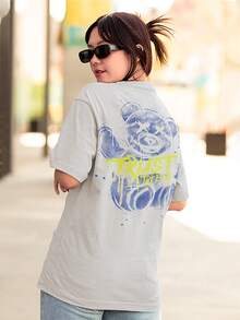 Men T-Shirts - 灰色 - 查看 6