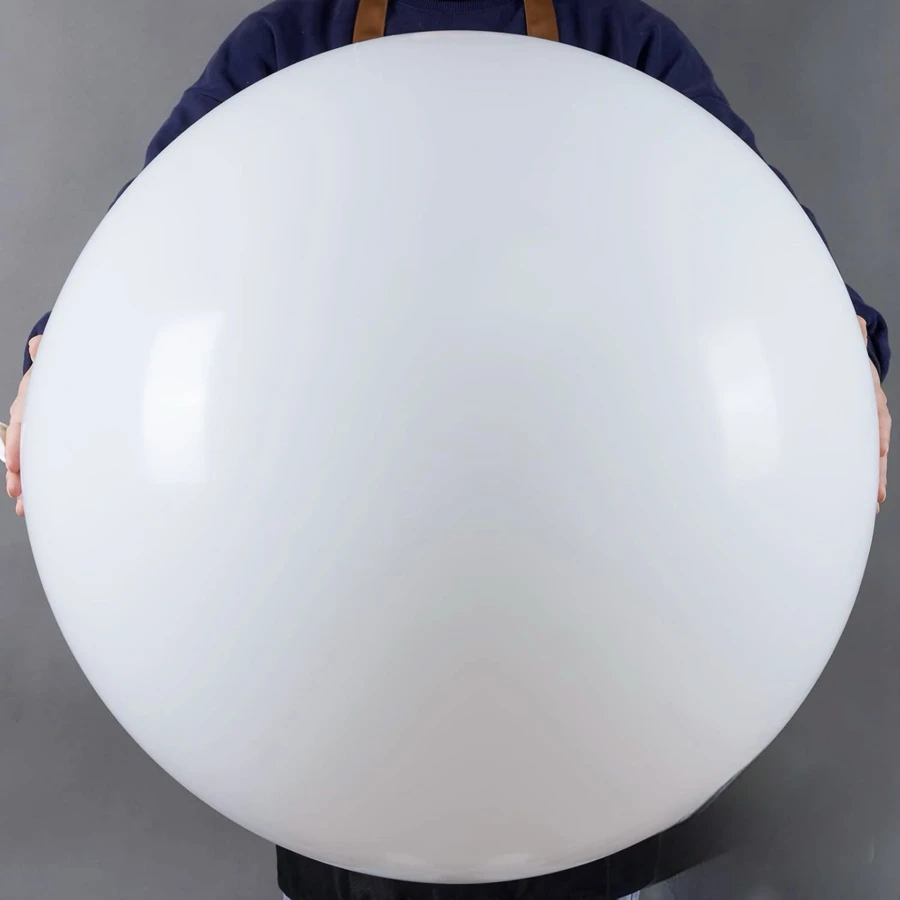Bladder Balloon Bexigao Big 250 - 1 Giant Unit Party Decoration - 白色 - 查看 1