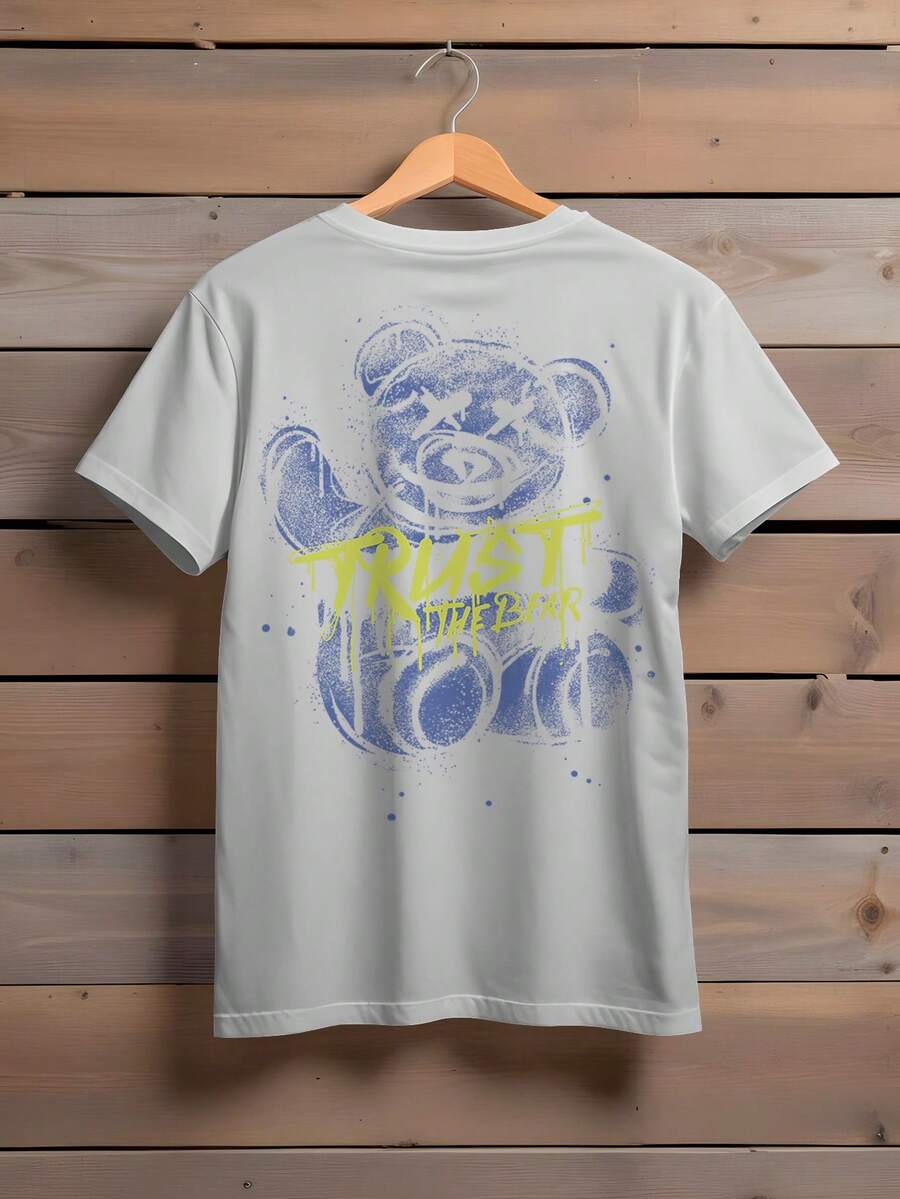 Men T-Shirts - 灰色 - 查看 1