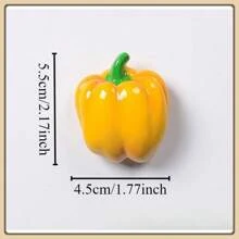 1pc/3pcs/4pcs/5pcs/5pcs-1/6pcs/6pcs-1/7pcs/8pcs/9pcs/10pcs/10pcs-Style 1/10pcs-2/11pcs New Cartoon Fruit & Vegetable Design Magnetic Resin Refrigerator Stickers, Nature Style Magnetic Refrigerator Stickers, Cute Decorative Piece, Office Desk Decor, Personalized Accessory For Fridge, Whiteboard, Storage Cabinet, Dishwasher, Kitchen Decor, Home Decor, Valentine's Day Gift, Gift For Friends & Family