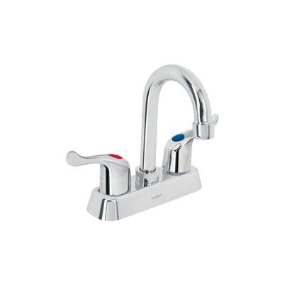 TRUPER Mezcladora 4" lavabo, ABS, cuello bar, palanca, BASIC MP-060P