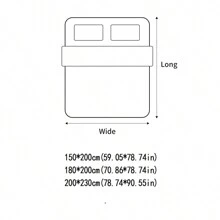 1PC Floral Print Comforter Blanket, Reversible Lightweight Microfiber All Season Blanket(No Pillowcase) - Multicolor - View 5