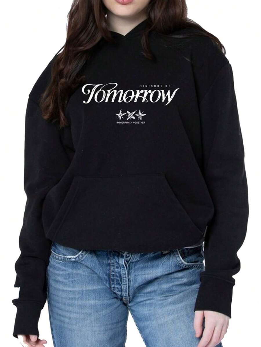 Kpop Minisode Sweatshirt - Black - View 1