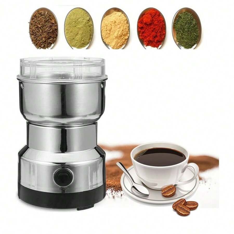 Electric Coffee Bean Grinder Portable Coffee Bean Grinder - White - View 1
