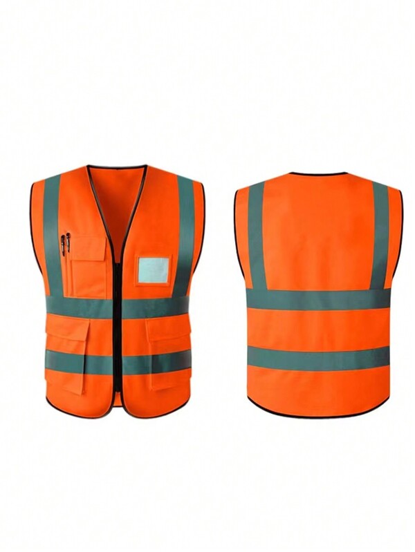 High Visibility Security Working Reflective Vest Personalized Construction Traffic Outdoor Cycling Wear For Men Woman