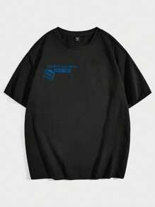 V4ns Unisex Men's Basic T-Shirt 100% Cotton Fabric Streetwear Skater Fashion - màu đen - Xem 2
