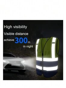 High Visibility Security Working Reflective Vest Personalized Construction Traffic Outdoor Cycling Wear For Men Woman