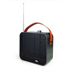 Bocina portátil BT de 4" Recargable con Panales Solares FSS-S719