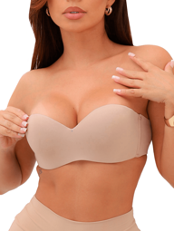 Sutiã Feminino Tomara que Caia Reforçado Fecho Triplo Sutiã Liso