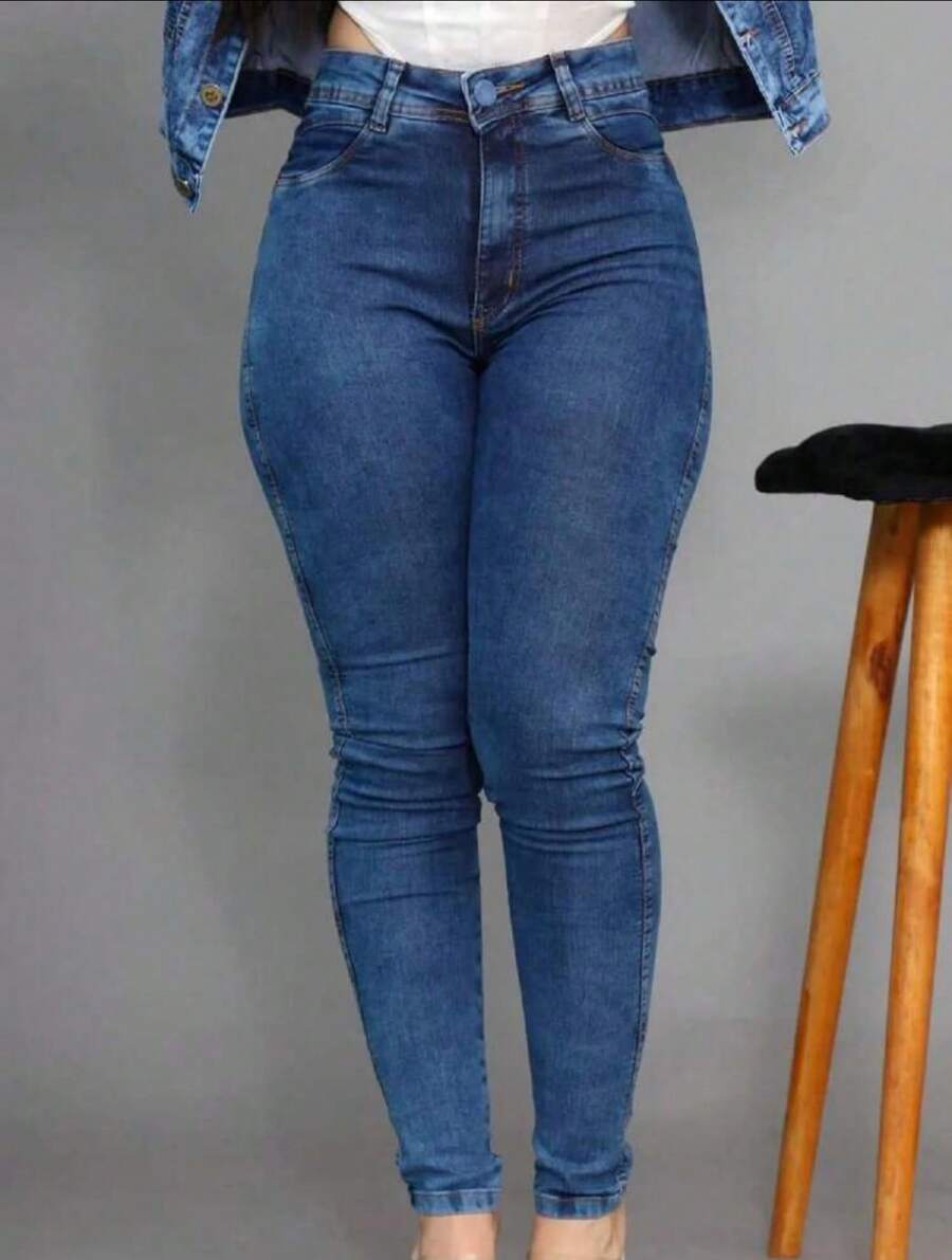 Marbled Jeans - Rửa tối - Xem 1