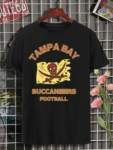 Lovers T-Shirts Tampa Bay Buccaneers T-Shirt For Women Football Lovers Bucs Fans - Black - View 2