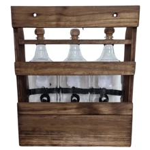 Cachaça Drinks Shots Wall Countertop Three Bottles Pingometer - Pine - View 7