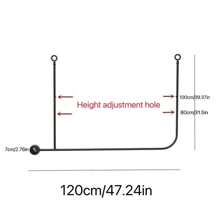 A Minimalist Ceiling Iron Art Hanger Aesthetic Design Reasonable Use Of Space Does Not Occupy The Ground With Lifting Function Use Of Home Entrance Room Living Room Homestay Clothing Store