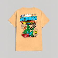 Authentic Extraterrestrial Manfinity Streetwear ET Exploration UFO Men's T-Shirt