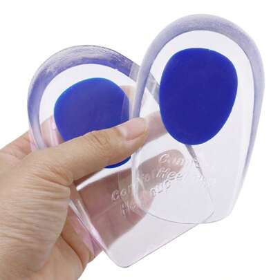 Protetor De Calcanhar Calcanheira Meia Palmilha Silicone Gel Par Anti Impacto