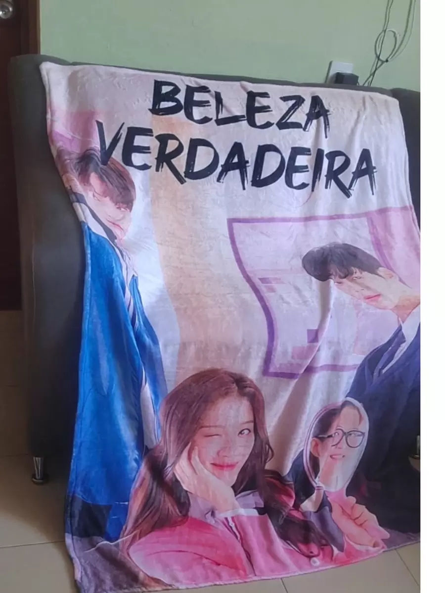 FRAZADA TELA POLAR PARA VIAJERO INDIVIDUAL SUEVE - Beis - Ver 1