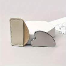 面部和身体刮痧工具 - 无需电池，无香精，用于面部和身体护理，缓解肌肉紧张，礼物 - 銀色 - 查看 2