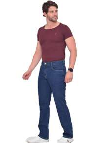 Men Jeans - 藍色 - 查看 5