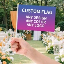 Customized Hand Waving Flag, Garden Banner, Suitable For Various Scenes, Party Decoration Items For All Kinds Of Festivals, Can Be Conveniently Hung Indoors & Outdoors,Multi-Functional,Durable,Anti-Mold,Ornamental,Reusable,Cute,Stylish,Adorable,High-Quality,Colorful,Custom,Unique,Personalized,Ideal Gifts For Him,Ideal Gifts For Her,Her,Boyfriend,Girlfriend,Dad,Mom,Family,Friends,Son,Daughter,Kids,Kitchen,Dining Room,Bedroom,Office,Living Room,Home,Garden,Tea Room,For Anniversaries,For Birthdays,For Housewarming,For Graduation,For Weddings,For Mother's Day,For Father's Day,For Children's Day,For Valentine's Day