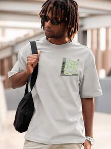 Men T-Shirts - 灰色 - 查看 3