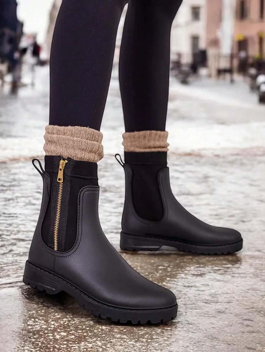 Royalfashion 女式 Dasilia 哑光惠灵顿鞋