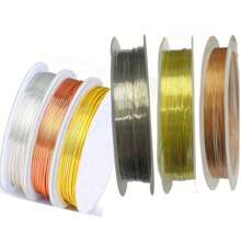 Juego de 2/3 piezas de alambre para hacer joyas, alambre metálico para cuentas, manualidades de joyas DIY, disponibles en oro, plata, oro rosa, KC oro, oro champán, 2 colores/3 colores, para joyería, manualidades y hechos a mano (principiantes y amantes de las manualidades)