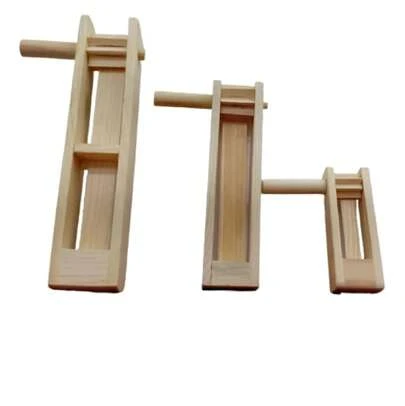 Pack 3 Matracas De Madera Grande Artesanal Juguete Tipico