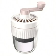 Máquina de rasurador de hielo Manual de hielo afeitado Manual de hielo BPA Free Ice Shaver Maker portátil de hielo triturado con fabricante de cono de nieve de manivel - aleatorio - Ver 6