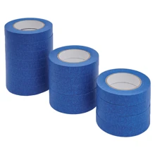 kangten 54 Rolls Blue Masking Tape Decorators Artist Tape With Sharp Lines For Painting, 54 Rolls Painter's Tape 2.4cm X 55 M - Blue - View 10