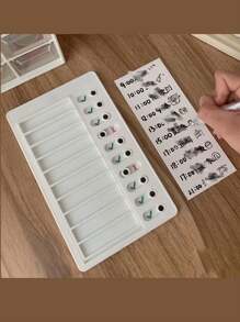 1 pc kinderen wekelijks schema zelfdiscipline hulpmiddel, basisschool leerling zelfgemaakte checklist bord, dagelijkse routine tijd tracker babyshower paascadeau spullen voor meisjes/jongens